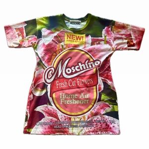 MOSCHINO Couture Fresh Cut Flowers SS17 Tee